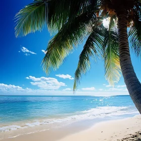 Seaside Palm Tree View