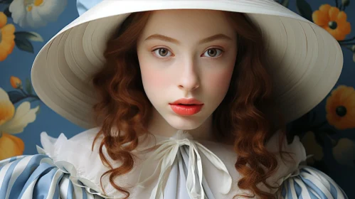 Classical Portraiture with a White Hat | Photobashing Technique