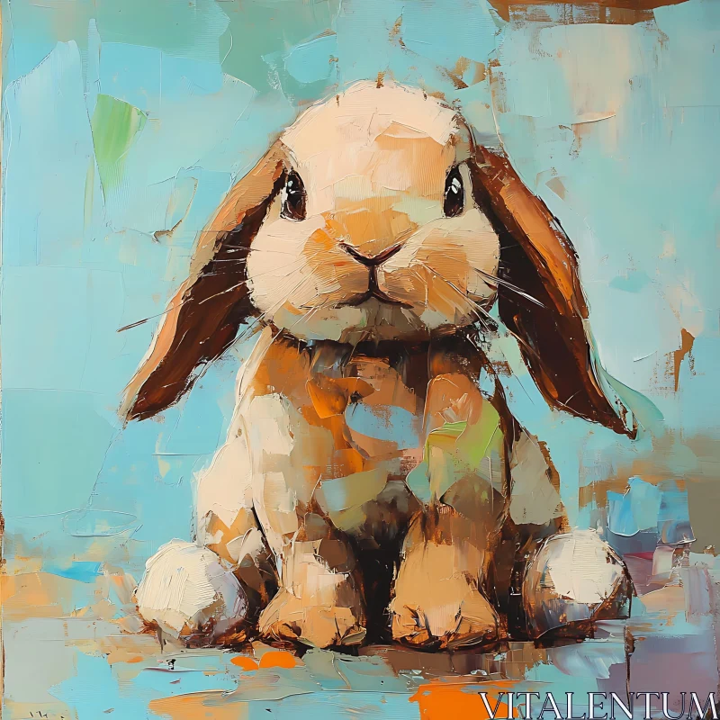 Charming Bunny Art - Perfect Gift AI Image