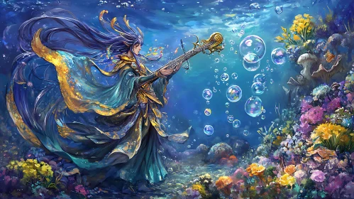 Oceanic Bard: A Submerged Musical Scene