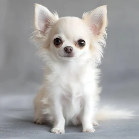 Cream-Colored Chihuahua Puppy