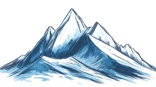 Blue Mountain Range Sketch