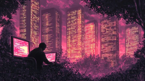 Futuristic City Coder
