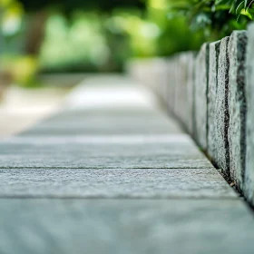 Tranquil Stone Path Perspective