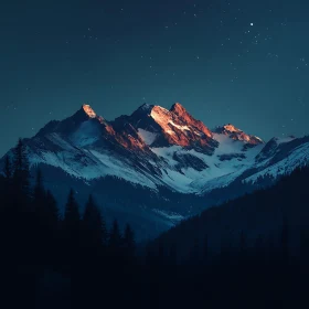 Mountains at Night