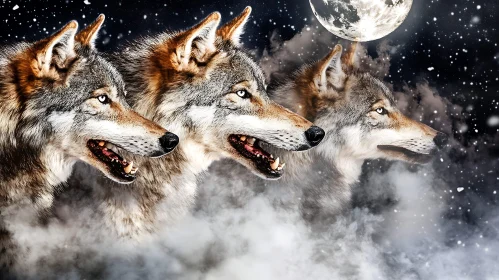 Wolves in the Moonlight