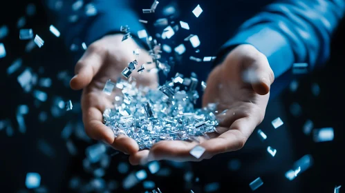 Shimmering Celebration: Confetti Cascade
