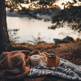 Cozy Lakeside Tea Time