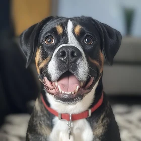 Happy Dog Close-Up