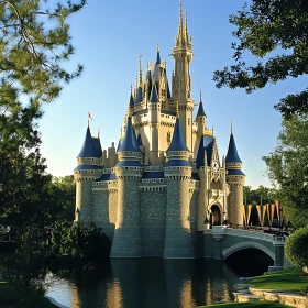 Majestic Castle in Sunlight