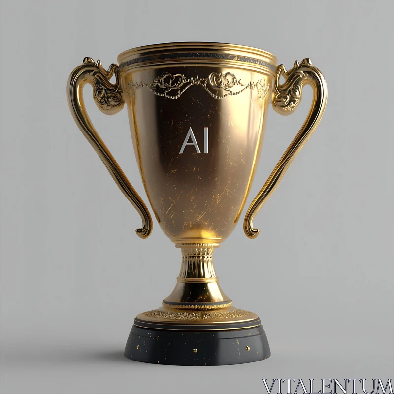 AI Achievement Award Trophy