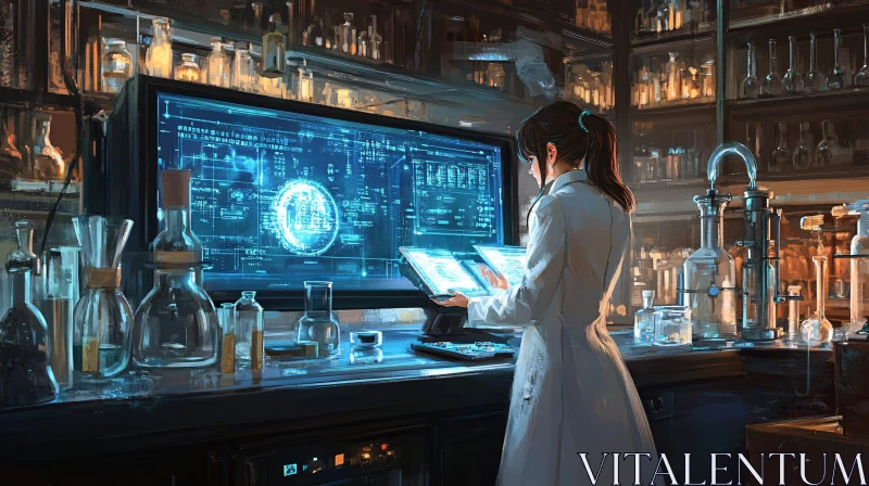 Female Scientist in Laboratory