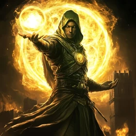 Enchanting Wizardry Scene