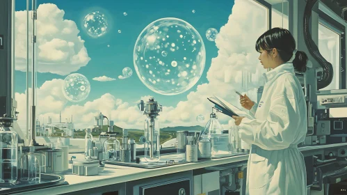 Laboratory Research with Floating Bubbles
