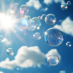 Iridescent Spheres in the Sky