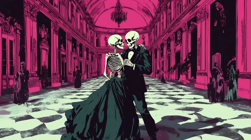 Macabre Waltz of Skeletons