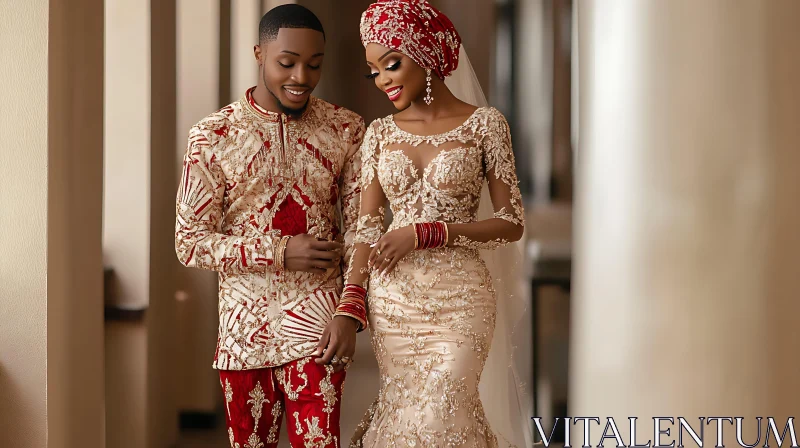 Couple's Traditional Wedding Day