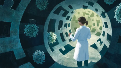 Viral Research Breakthrough Concept Art