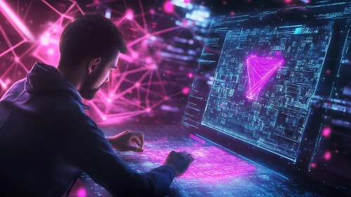 Futuristic Technology Interaction