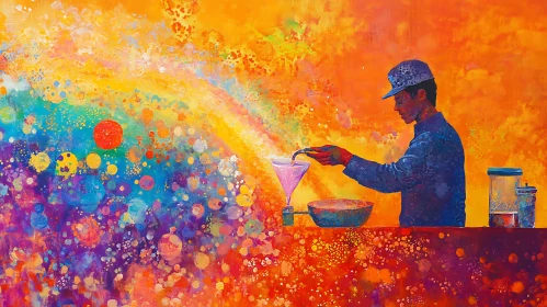 Colorful Cocktail Art