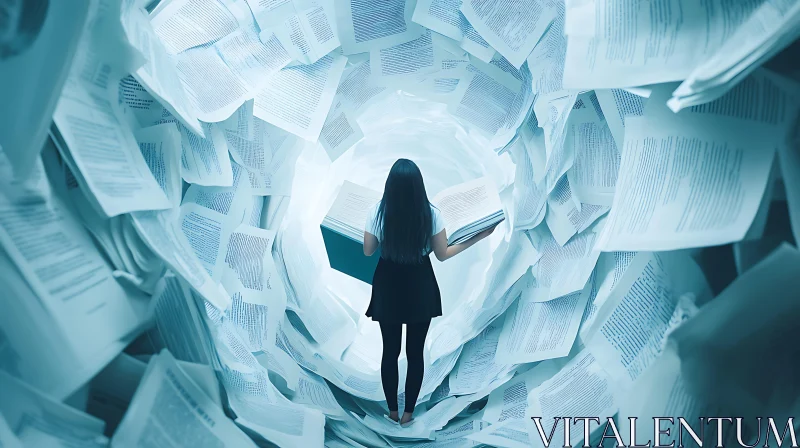 The Reader in Paper Labyrinth