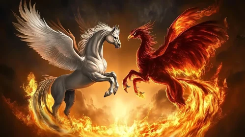 Clash of Legends: Phoenix vs Pegasus