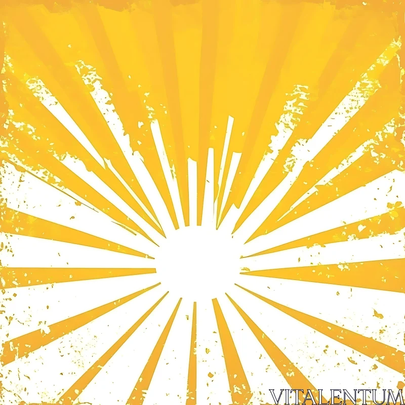 Sunshine Burst Abstract Design