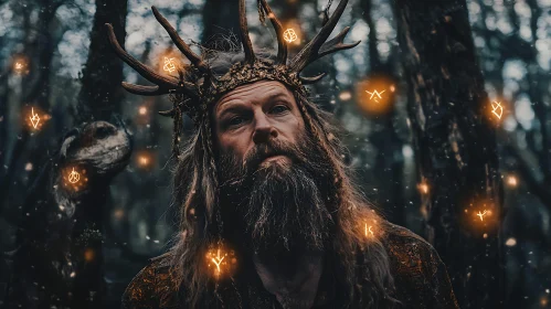 Enchanted Forest Guardian Portrait