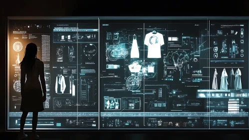 High-Tech Fashion Display