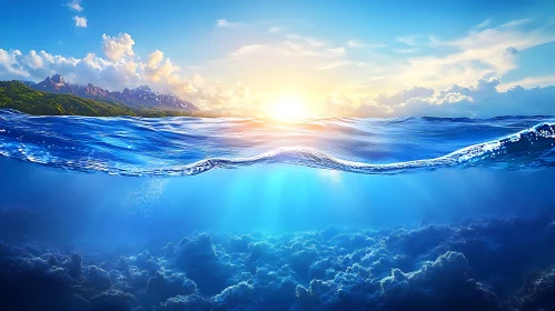 Seascape with Underwater View