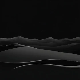 Abstract Dark Hills