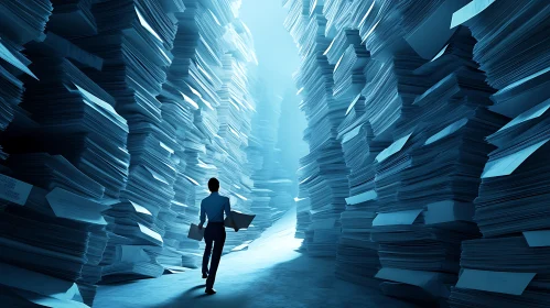 Overwhelmed by Documents: A Paperwork Maze