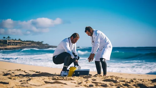 Doctors on Sandy Beach