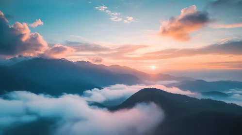 Misty Mountains at Dawn