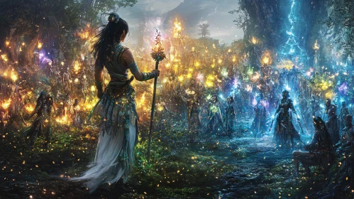 Enchanted Elven Ceremony in the Woods