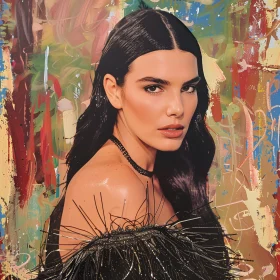 Artistic Portrait of Kendall Jenner