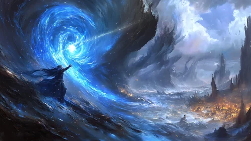 Enchanting Wizardry: A Spellbinding Scene