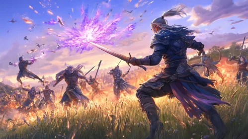 Field of Warriors with Sword Magic