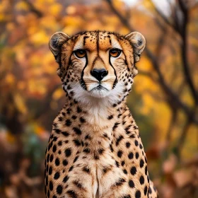 Focused Cheetah in the Wild