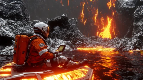 Lava World Astronaut