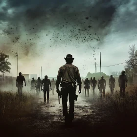 Lone Survivor Amidst the Undead