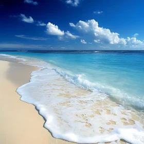 Coastal Calm: Beach and Sky