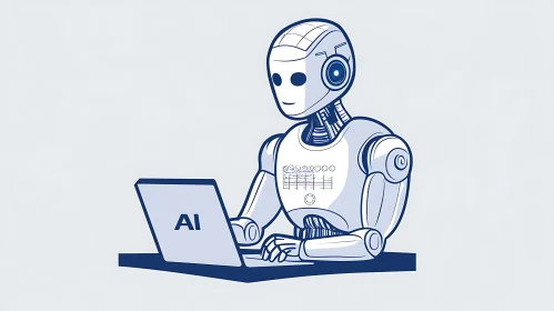 AI Robot at Work