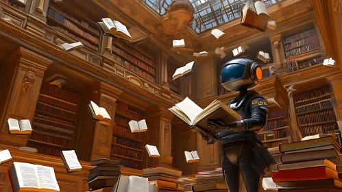 Automated Scholar in Literary Sanctuary