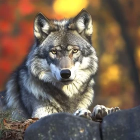 Wolf's Stare: A Portrait of Wilderness