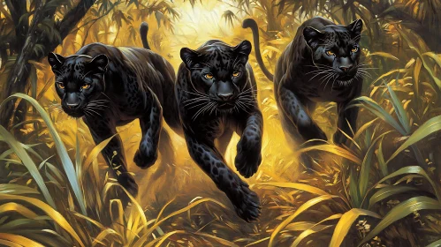Stealthy Panthers in the Jungle