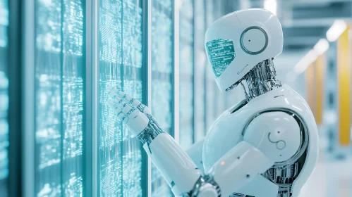 Futuristic Robot Interface System