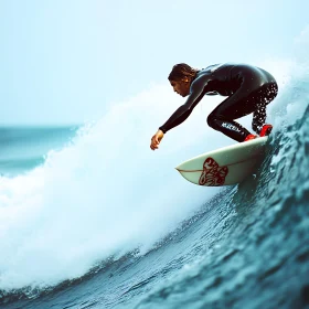 Riding the Ocean Wave: Surfing Art