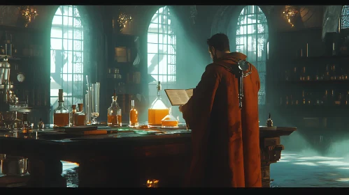 Wizard's Alchemic Study