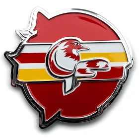 Unique Bird Logo with Bold Colors